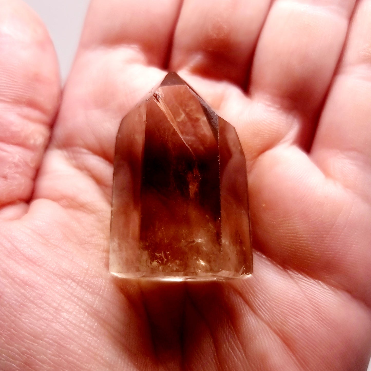 SMOKY PHANTOM QUARTZ POINT 33 g - GROUNDING & PROTECTION
