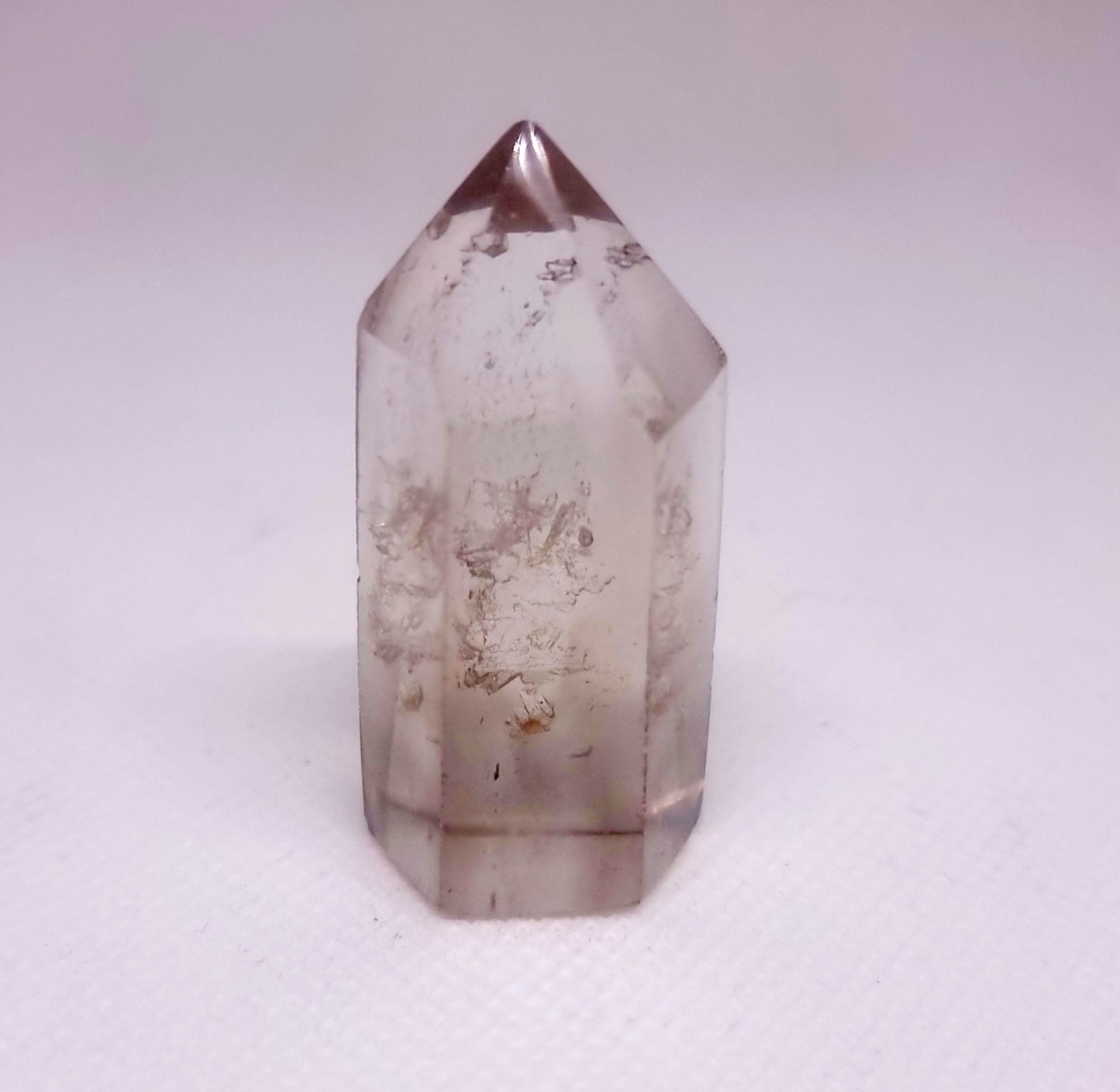 SMOKY PHANTOM QUARTZ POINT 26 g - GROUNDING & PROTECTION