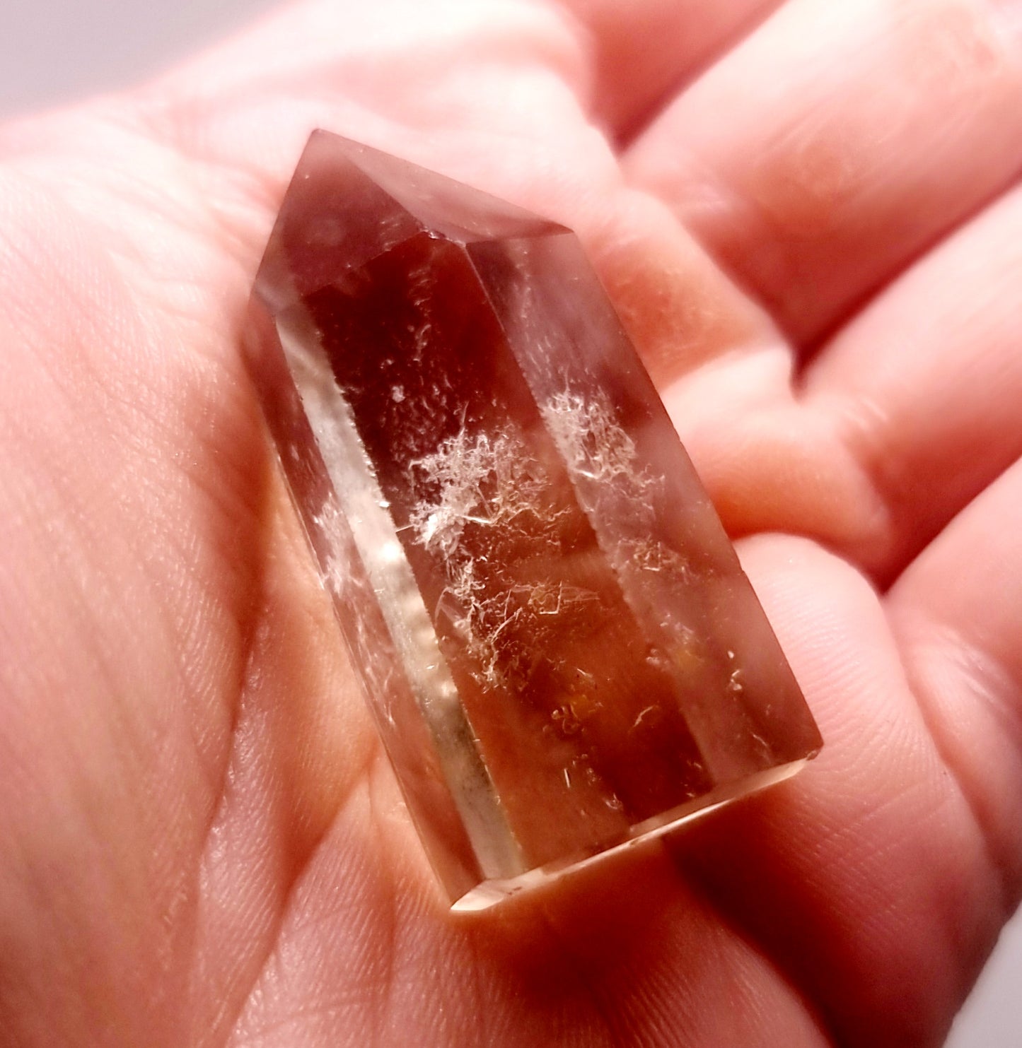 SMOKY PHANTOM QUARTZ POINT 26 g - GROUNDING & PROTECTION