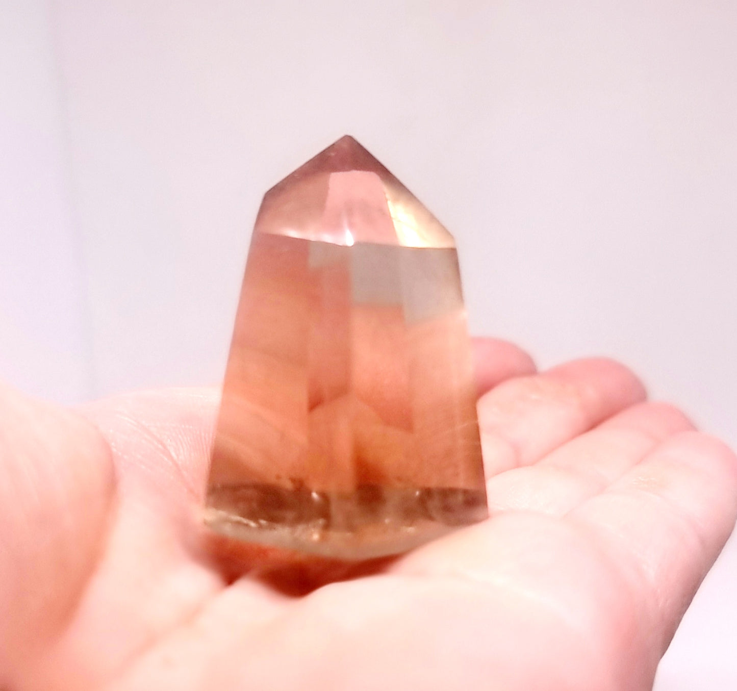 SMOKY PHANTOM QUARTZ POINT 39 g - GROUNDING & PROTECTION