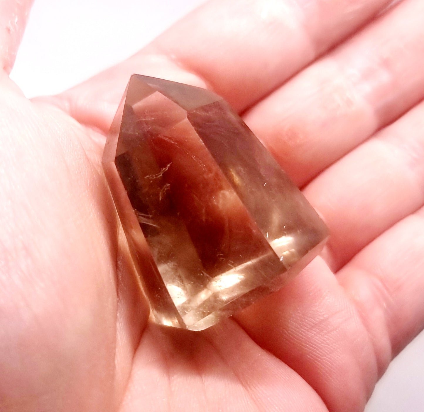 SMOKY PHANTOM QUARTZ POINT 39 g - GROUNDING & PROTECTION