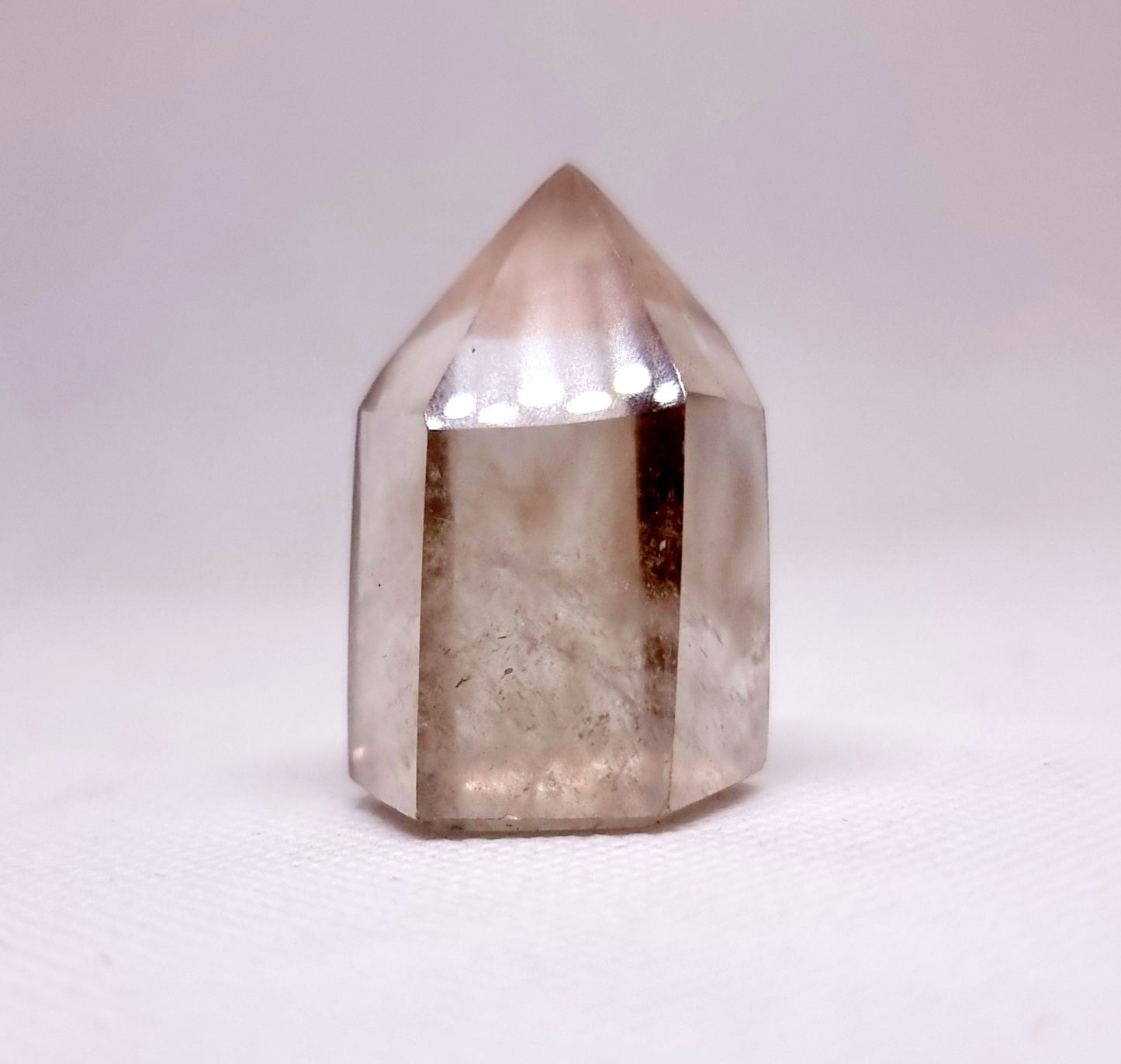 SMOKY PHANTOM QUARTZ POINT 38 g - GROUNDING & PROTECTION