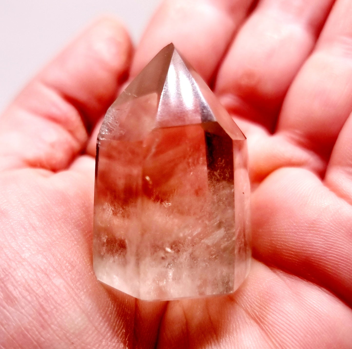 SMOKY PHANTOM QUARTZ POINT 38 g - GROUNDING & PROTECTION