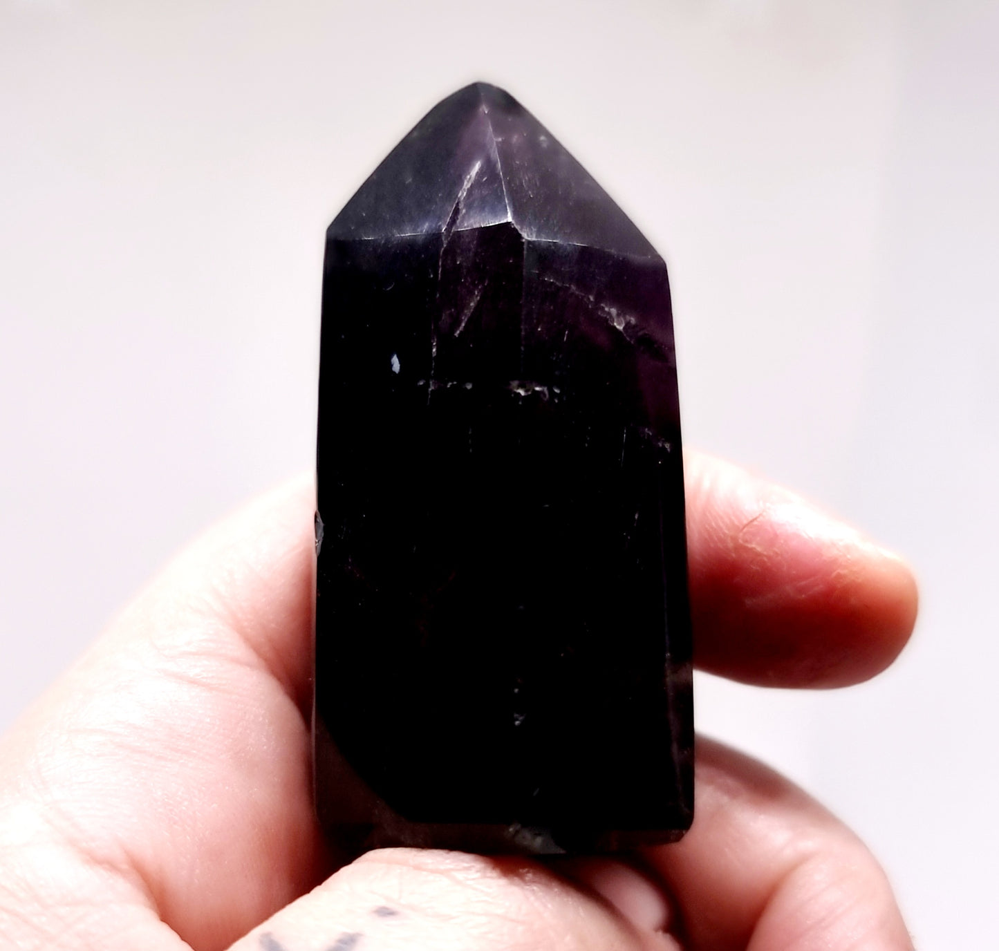 SMOKY PHANTOM QUARTZ POINT 54 g - GROUNDING & PROTECTION
