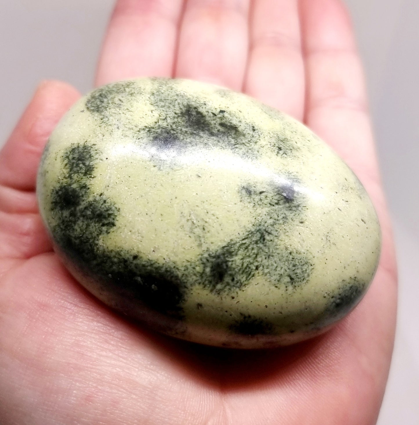 LEOPARD STONE / SERPENTINE POLISHED GALLET 170 g - INTUITION