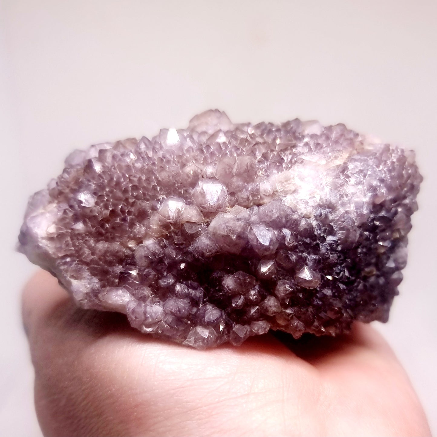 NATURAL AMETHYST PHANTOM QUARTZ CLUSTER 272 g - INTUITION
