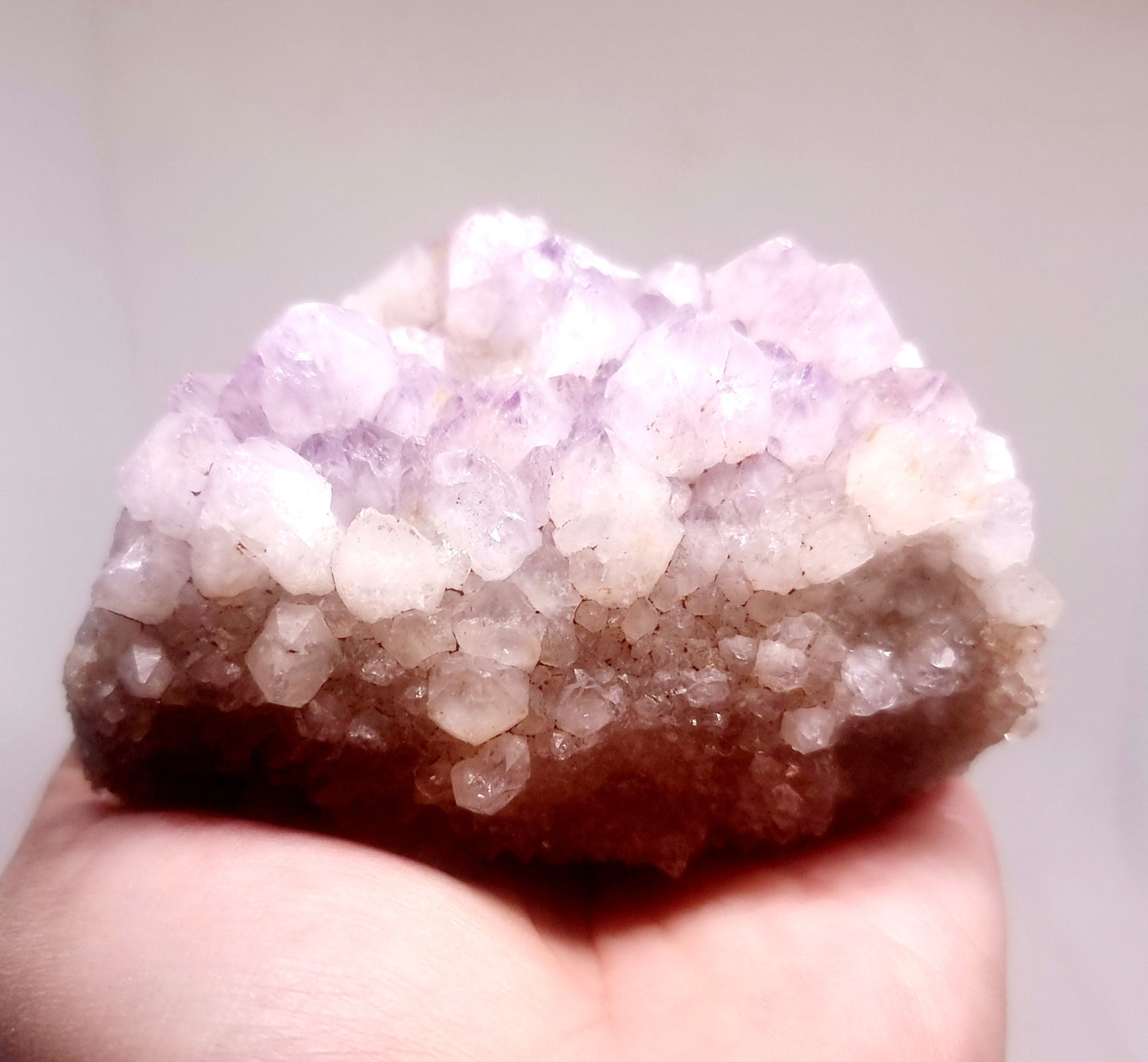 NATURAL AMETHYST PHANTOM QUARTZ CLUSTER 302 g - INTUITION