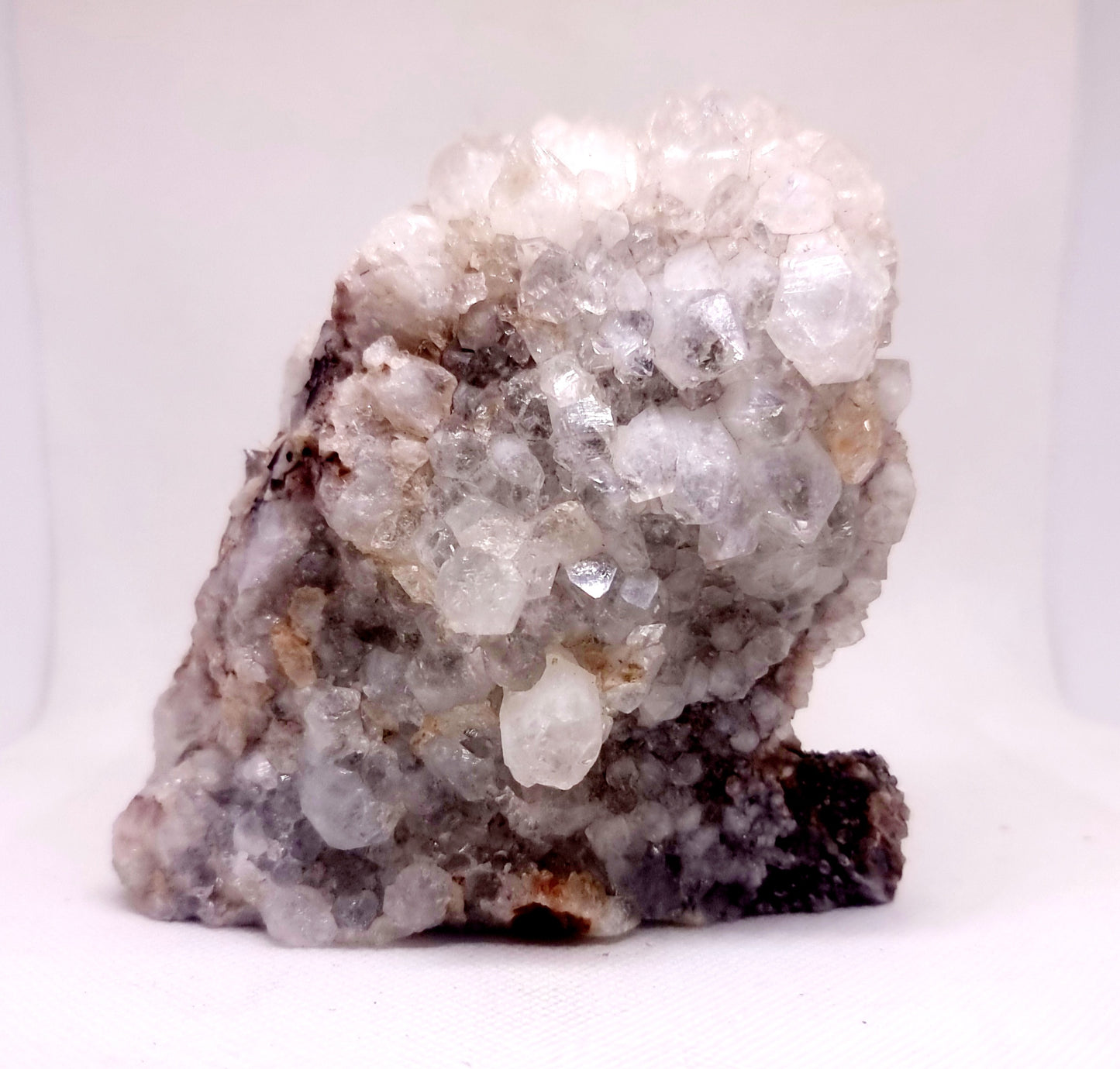 PHANTOM CLEAR QUARTZ CLUSTER 959 g - MASTER HEALER / ENERGY AMPLIFIER