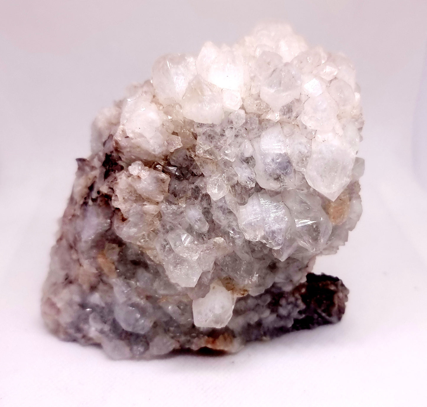 PHANTOM CLEAR QUARTZ CLUSTER 959 g - MASTER HEALER / ENERGY AMPLIFIER