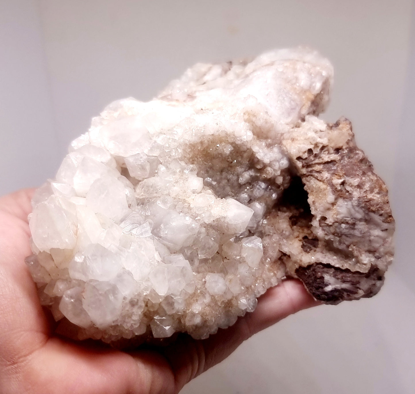 PHANTOM CLEAR QUARTZ CLUSTER 959 g - MASTER HEALER / ENERGY AMPLIFIER