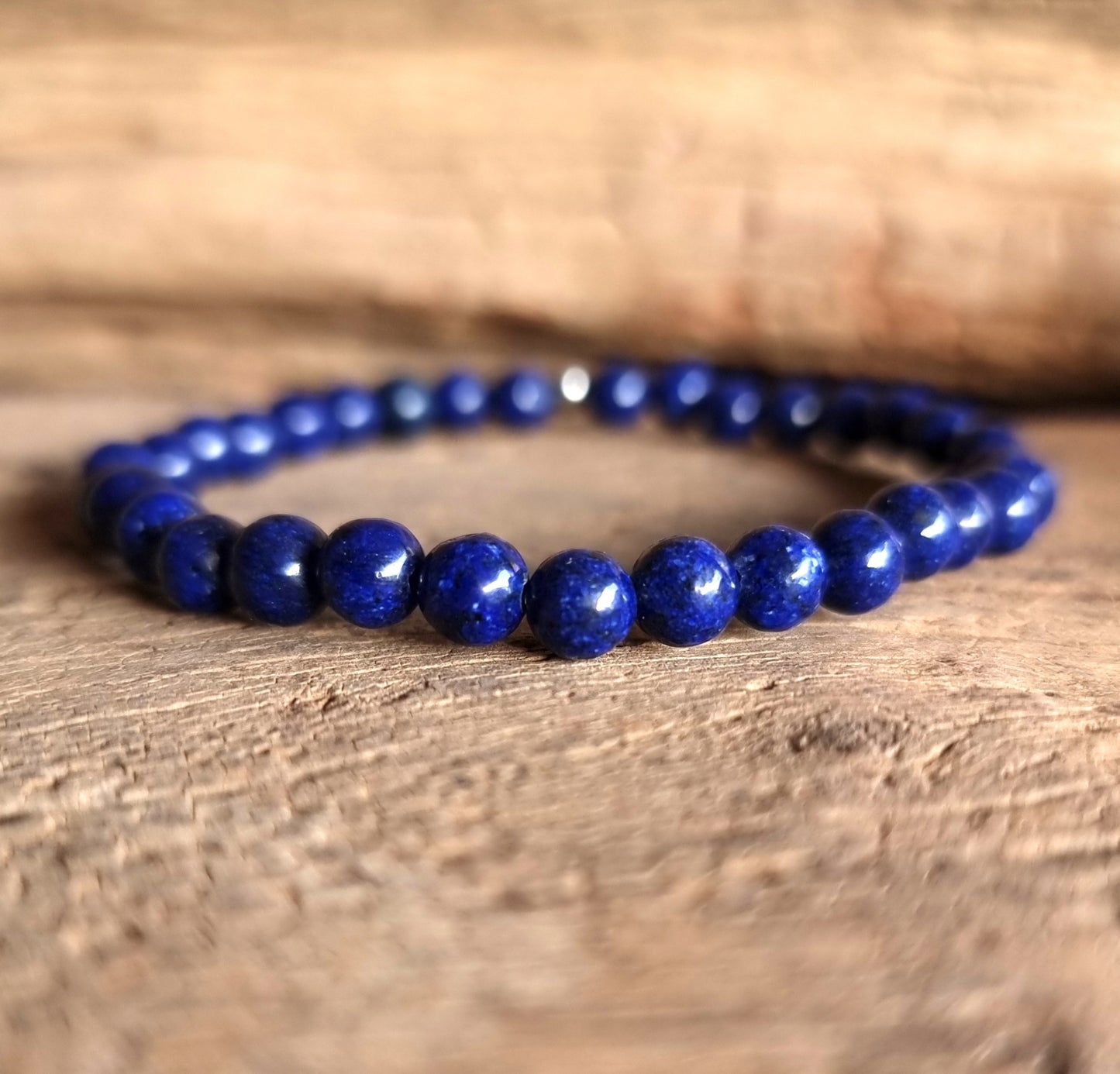 LAPIS LAZULI ENERGY BRACELET 6 mm - INTUITION