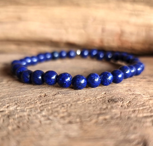 LAPIS LAZULI ENERGY BRACELET 6 mm - INTUITION