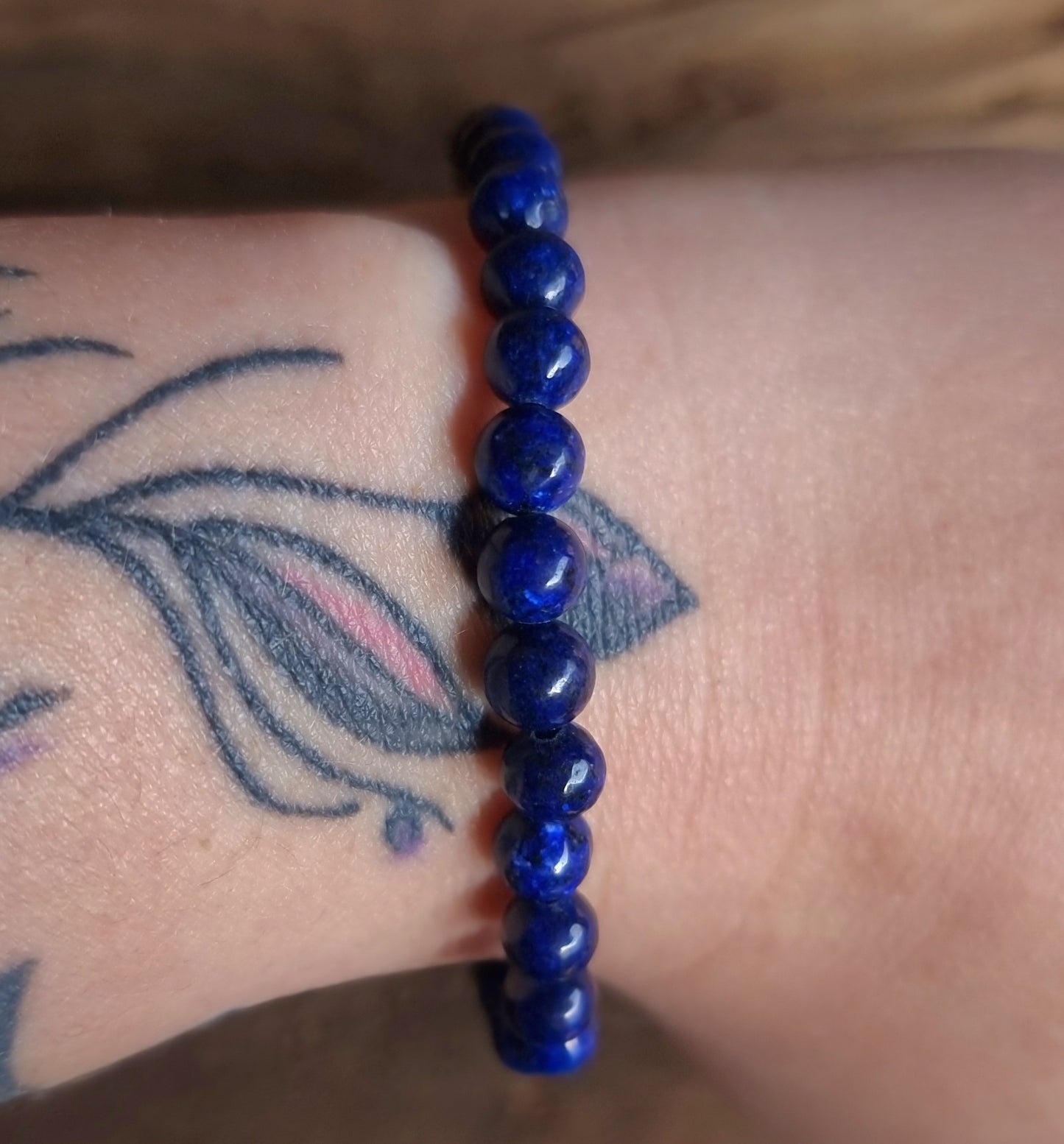LAPIS LAZULI ENERGY BRACELET 6 mm - INTUITION