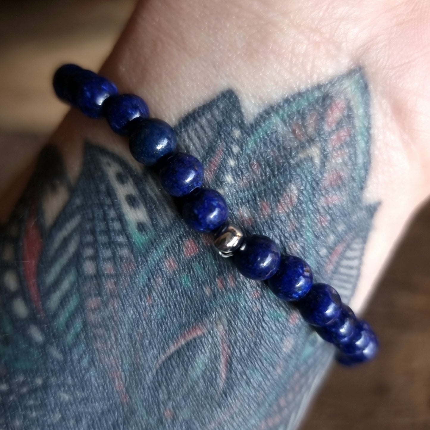 LAPIS LAZULI ENERGY BRACELET 6 mm - INTUITION