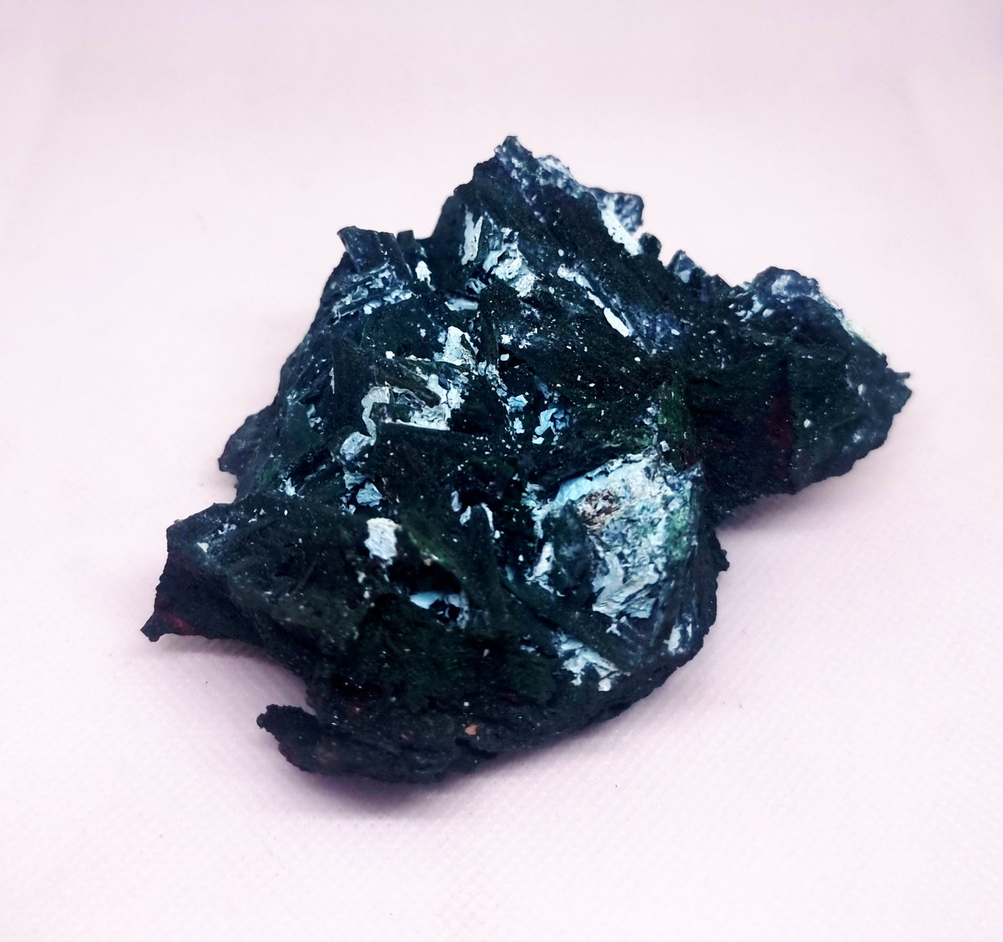 RARE BLADED MALACHITE PSEUDOMORPH SPECIMEN 356 g - HEART HEALER