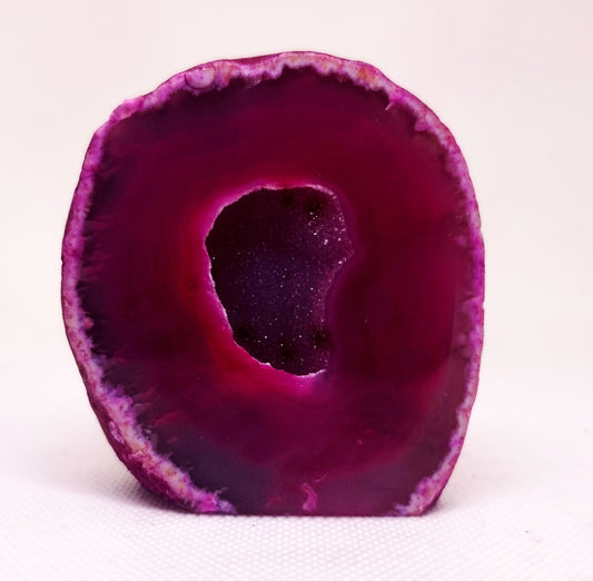 PINK AGATE GEODE 186 g - PASSION