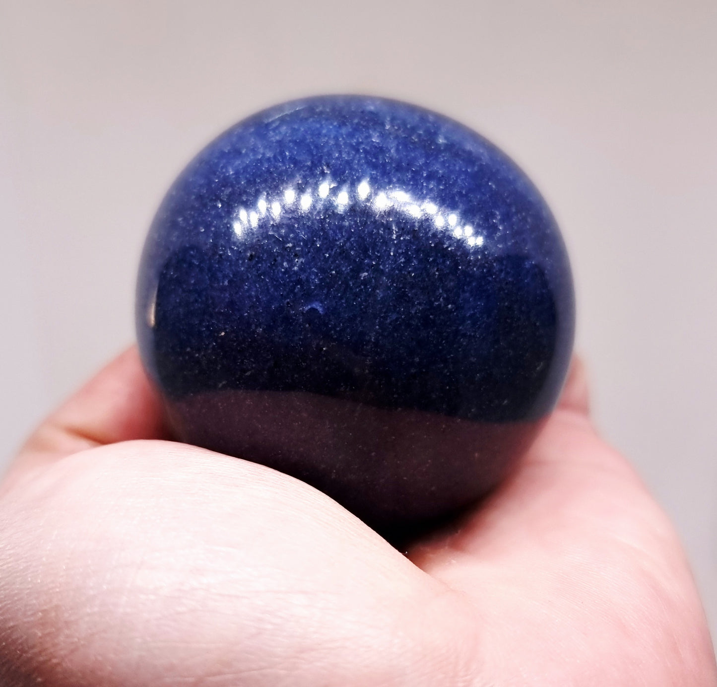 LAZULITE POLISHED SPHERE 5 cm - INTUITION