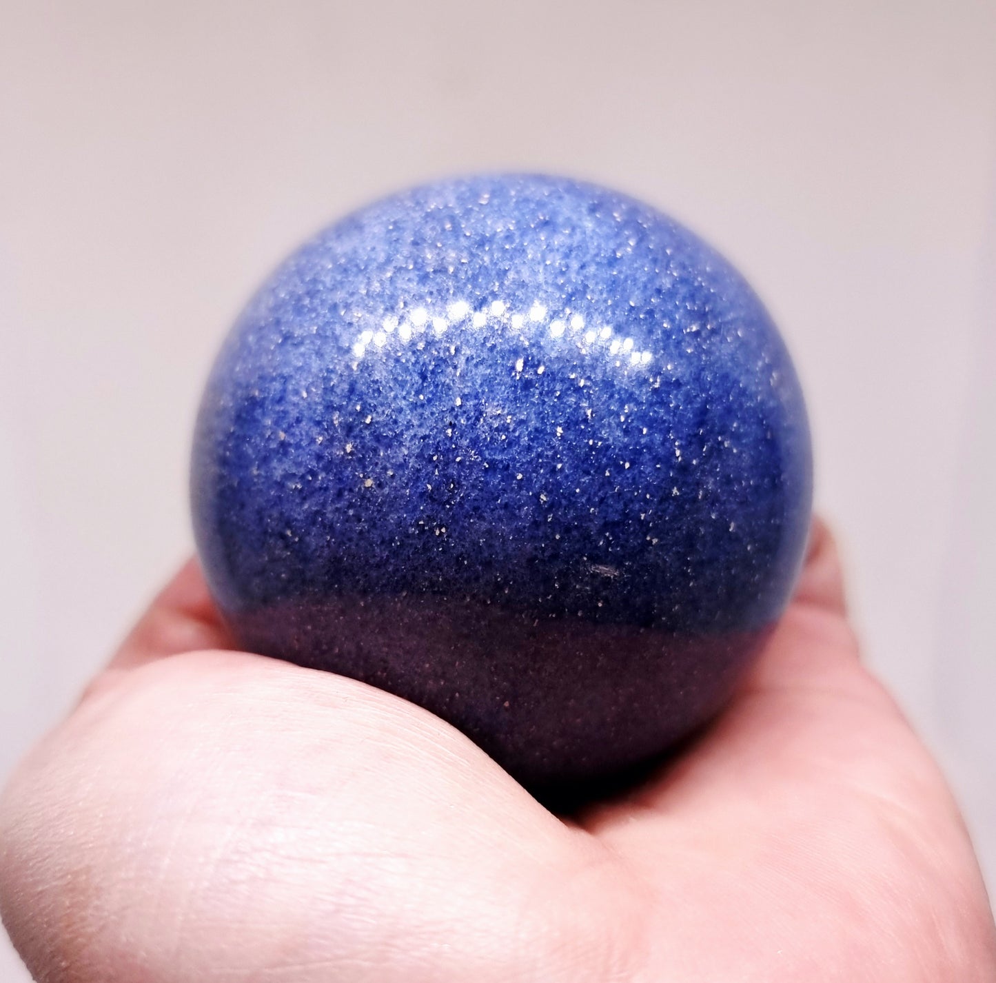 LAZULITE POLISHED SPHERE 6 cm - INTUITION