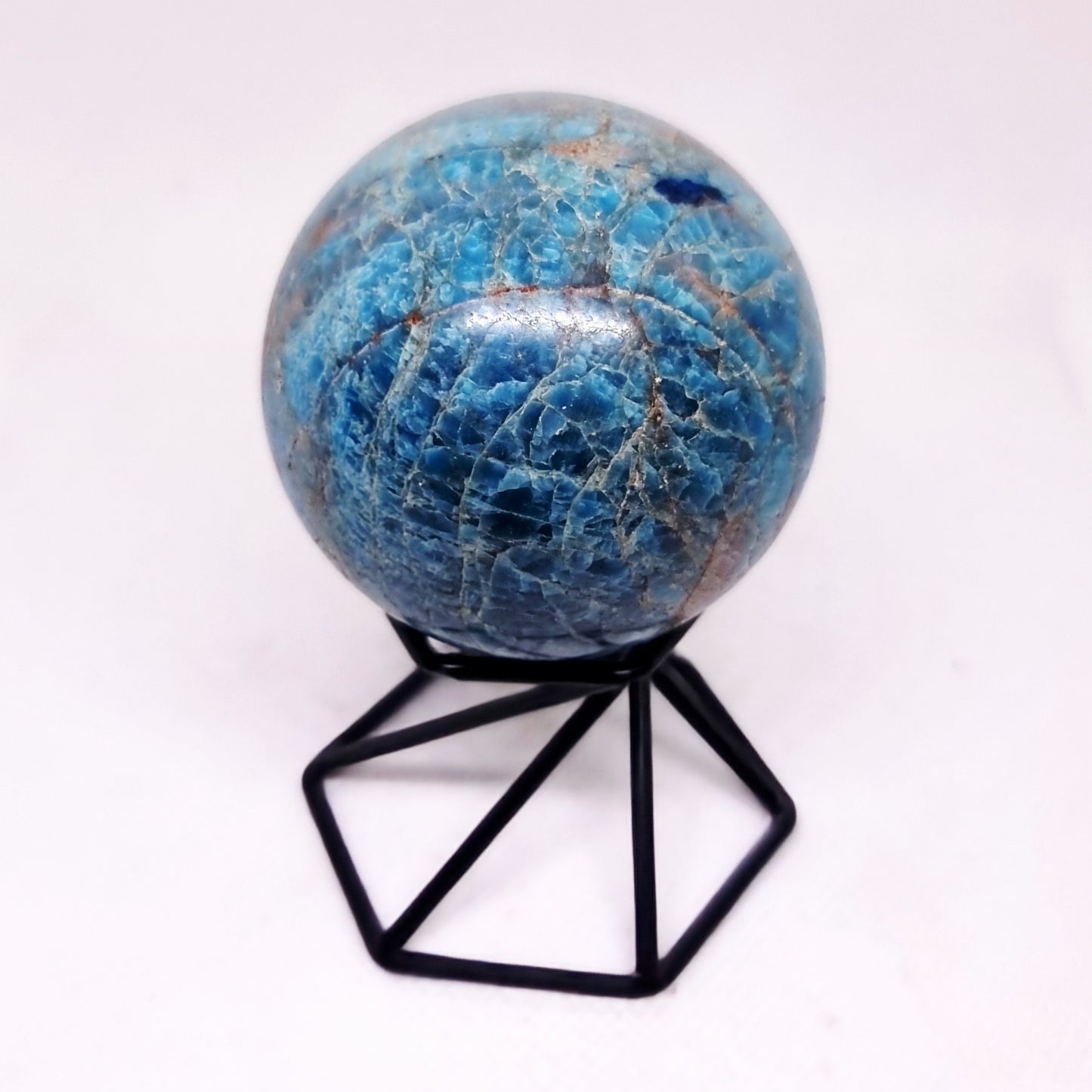 APATITE POLISHED SPHERE 6 cm - THE STONE OF MANIFESTATION