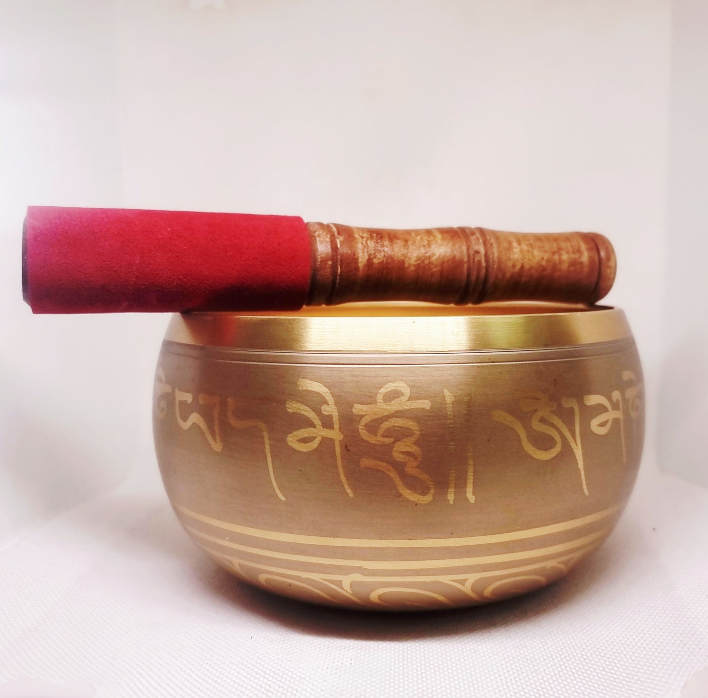 TIBETAN BRASS SINGING BOWL LARGE