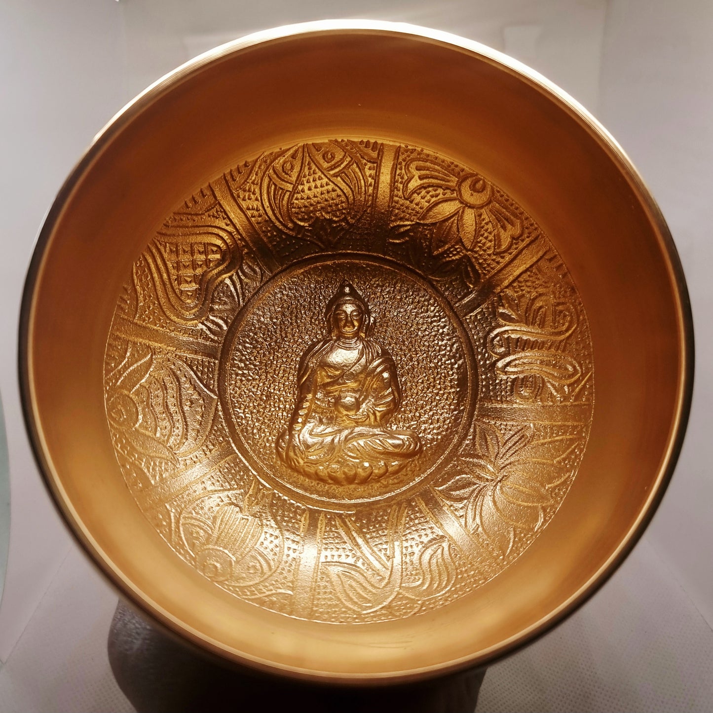 TIBETAN BRASS SINGING BOWL LARGE