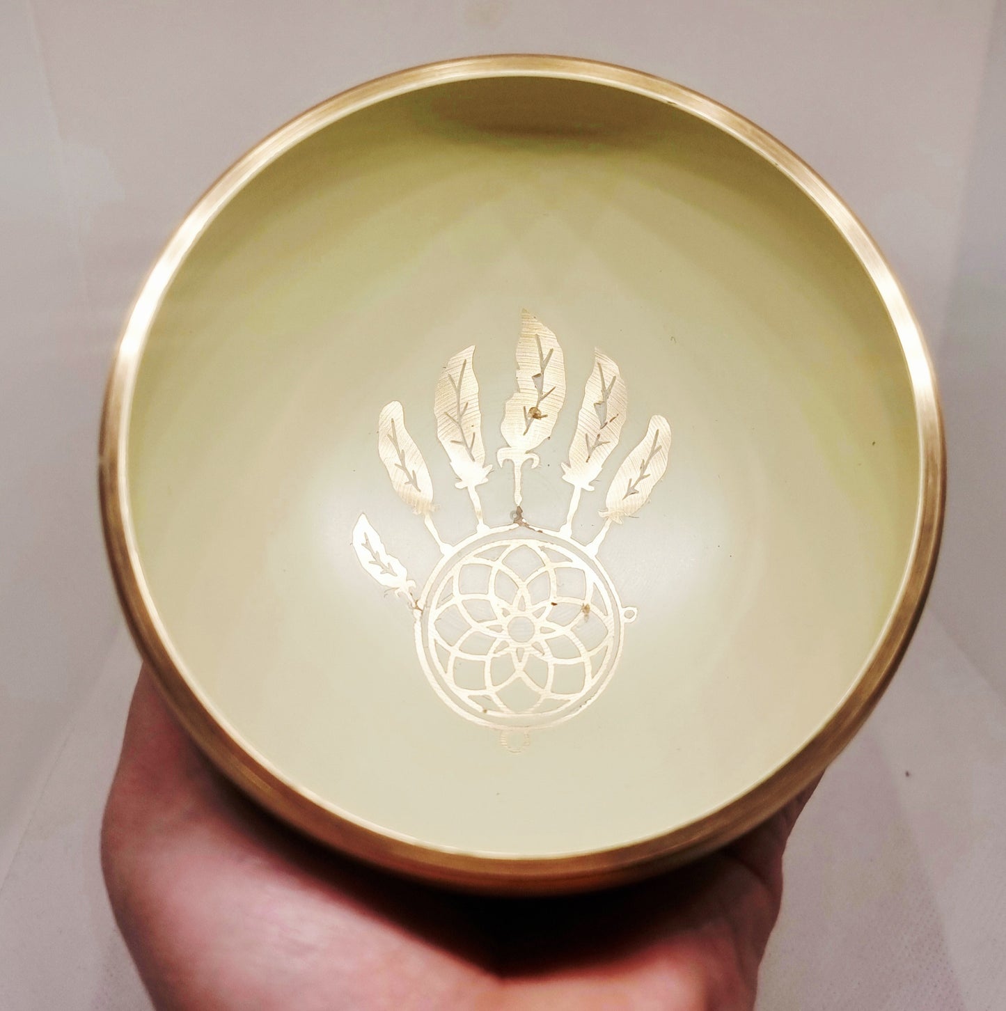 DREAMCATCHER TIBETAN BRASS SINGING BOWL SML