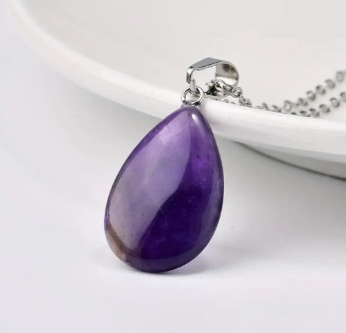 AMETHYST PENDANT NECKLACE - PSYCHIC ABILITIES