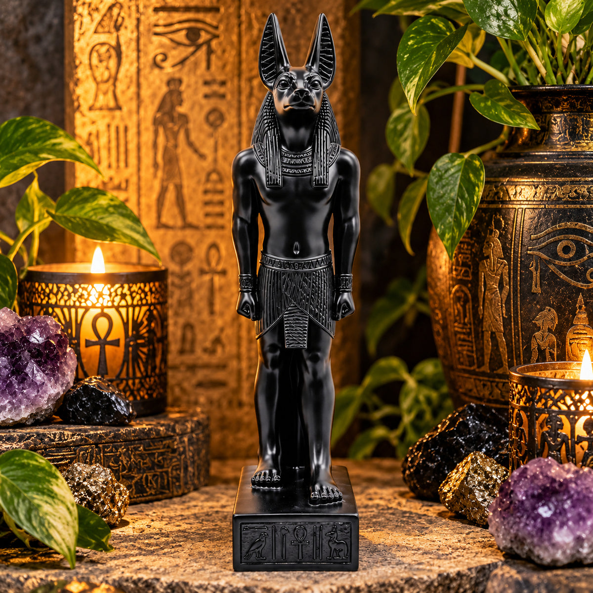 EGYPTIAN ANUBIS STATUE
