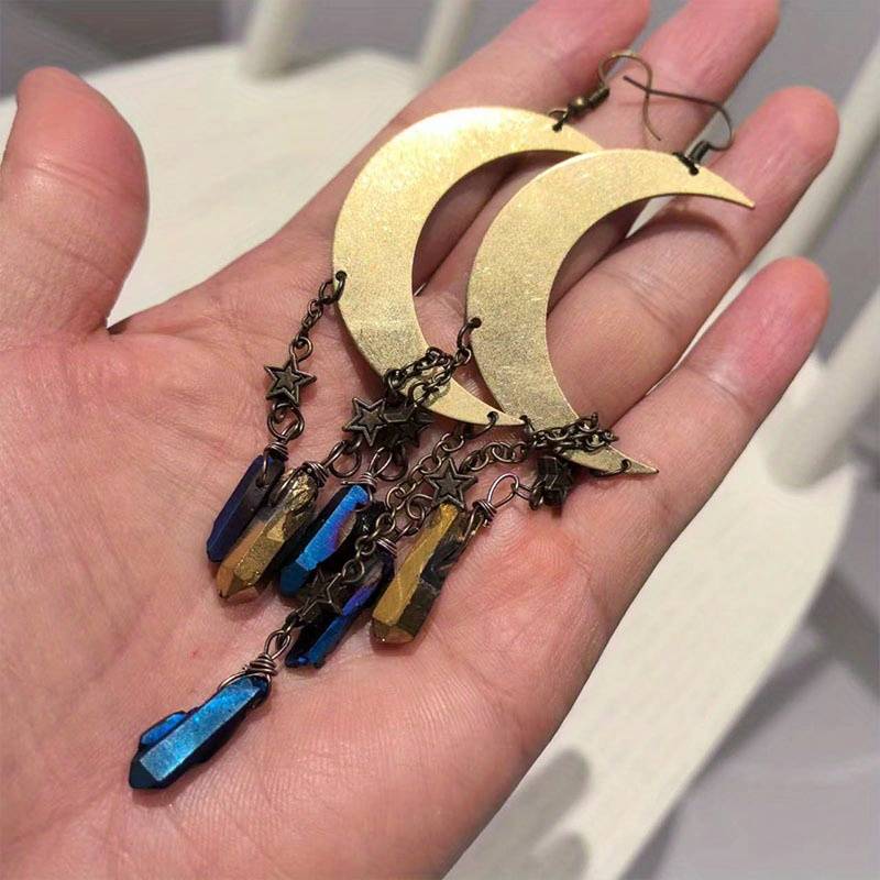 FLAME AURA QUARTZ EARRINGS - CONFIDENCE