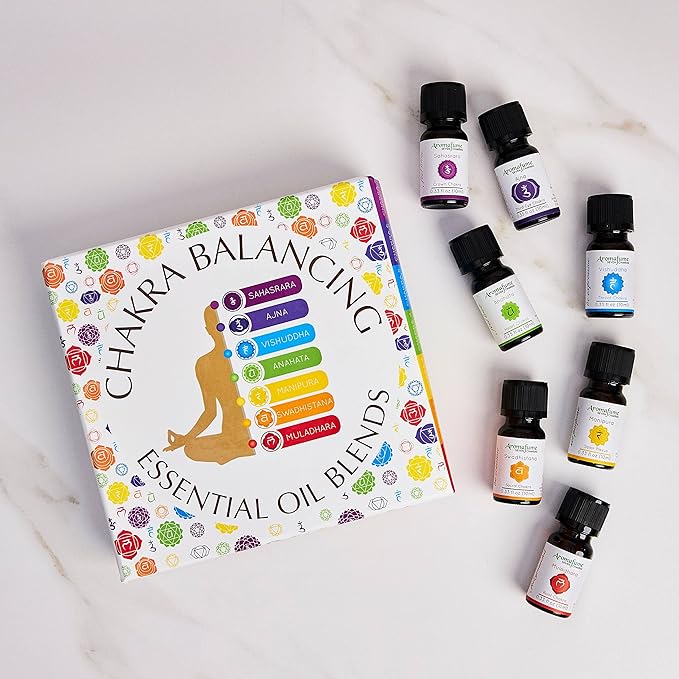 AROMAFUME CHAKRA BALANCING ESSENTIAL OIL BLENDS SET