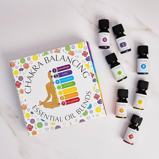 AROMAFUME CHAKRA BALANCING ESSENTIAL OIL BLENDS SET