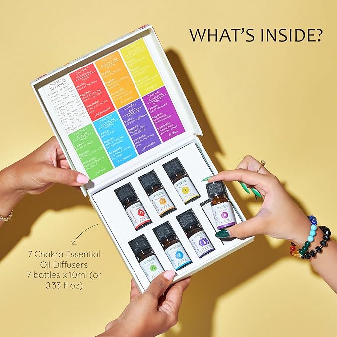 AROMAFUME CHAKRA BALANCING ESSENTIAL OIL BLENDS SET