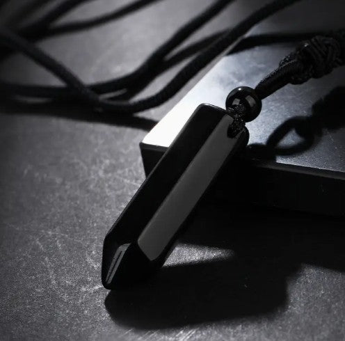 BLACK OBSIDIAN NECKLACE - PROTECTION