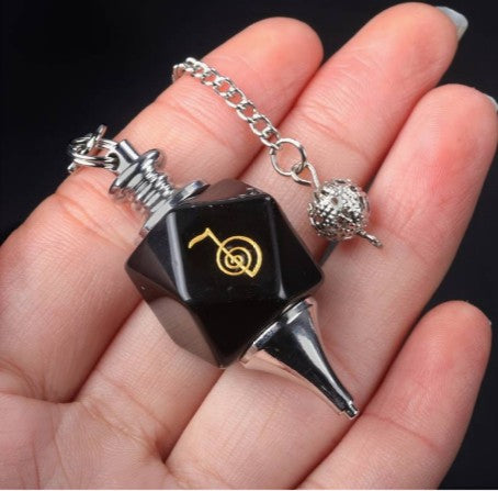 BLACK OBSIDIAN PENDULUM - DIVINATION