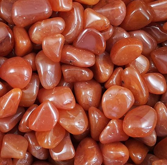 CARNELIAN POCKET STONE - PASSION
