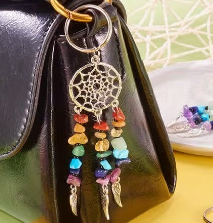 CHAKRA DREAMCATCHER KEYCHAIN