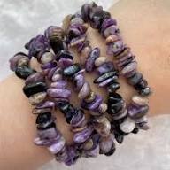 CHAROITE CHIPPED BRACELET - ENERGY & PROTECTION