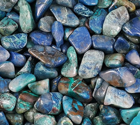 CHRYSOCOLLA POCKET STONE - ABUNDANCE & POSITIVITY