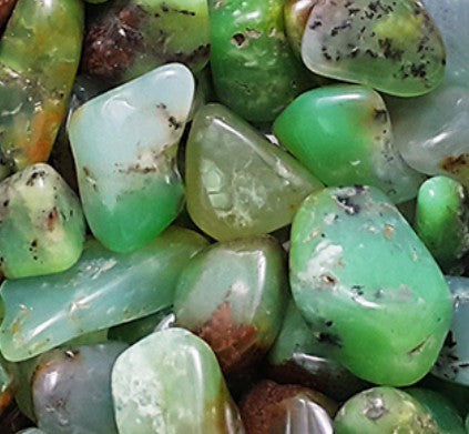 CHRYSOPRASE POCKET STONE - HEARTBREAK HEALER