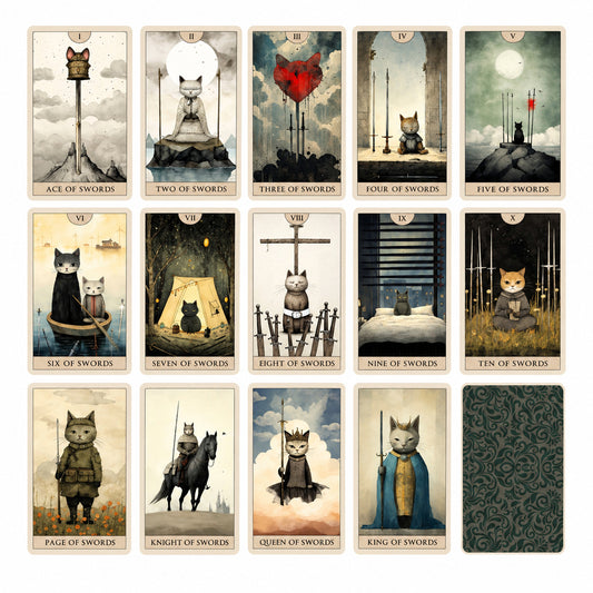 CAT TAROT DECK - DIVINATION