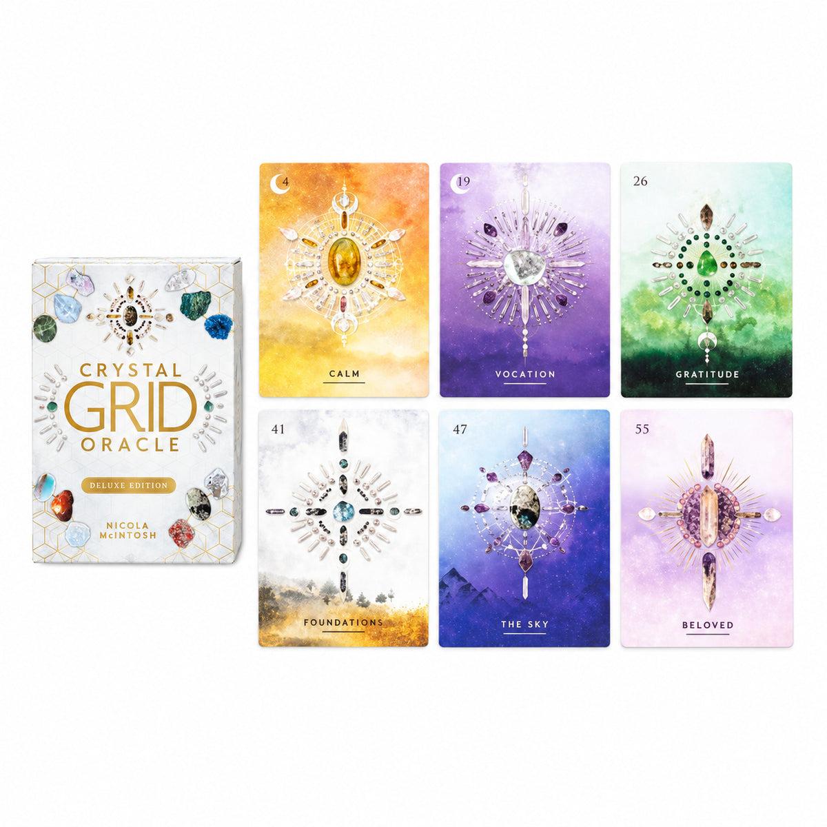 Crystal Grid Oracle Cards - Wildlings Crystals South Africa