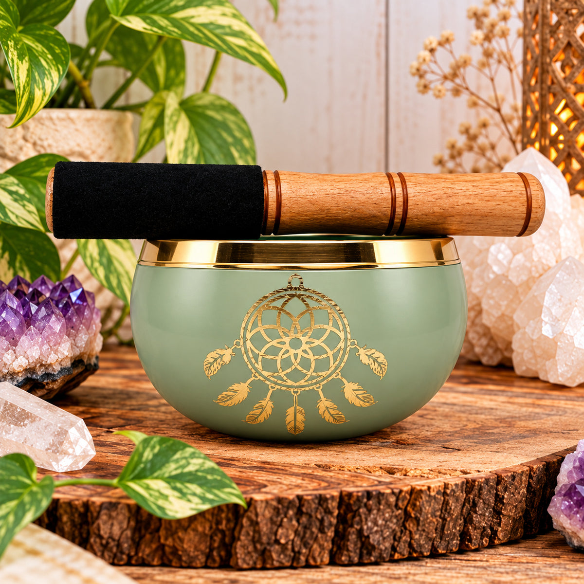 DREAMCATCHER TIBETAN BRASS SINGING BOWL SML
