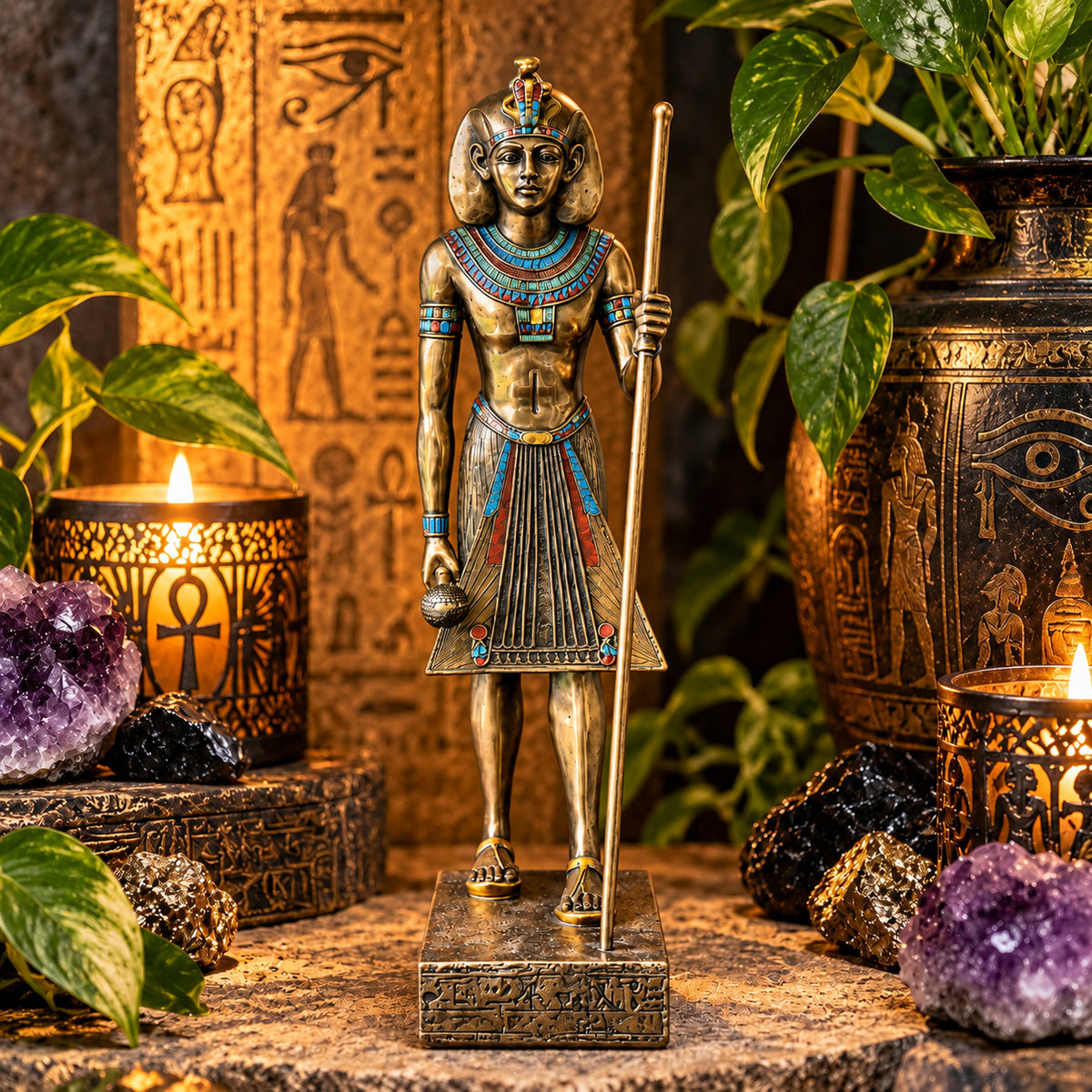 EGYPTIAN ROYAL FIGURE STATUE