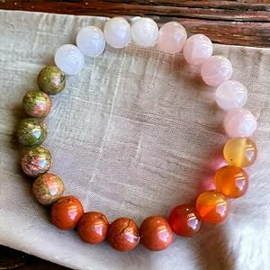 TRIPLE INTENT PASSION & LOVE ENERGY BRACELET 8 mm