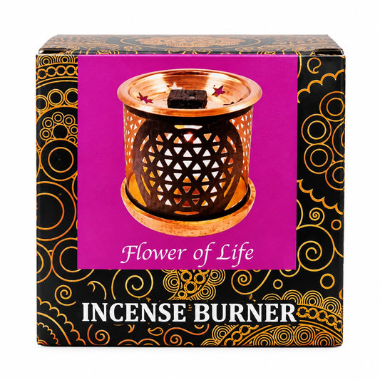 FLOWER OF LIFE BRICK BURNER