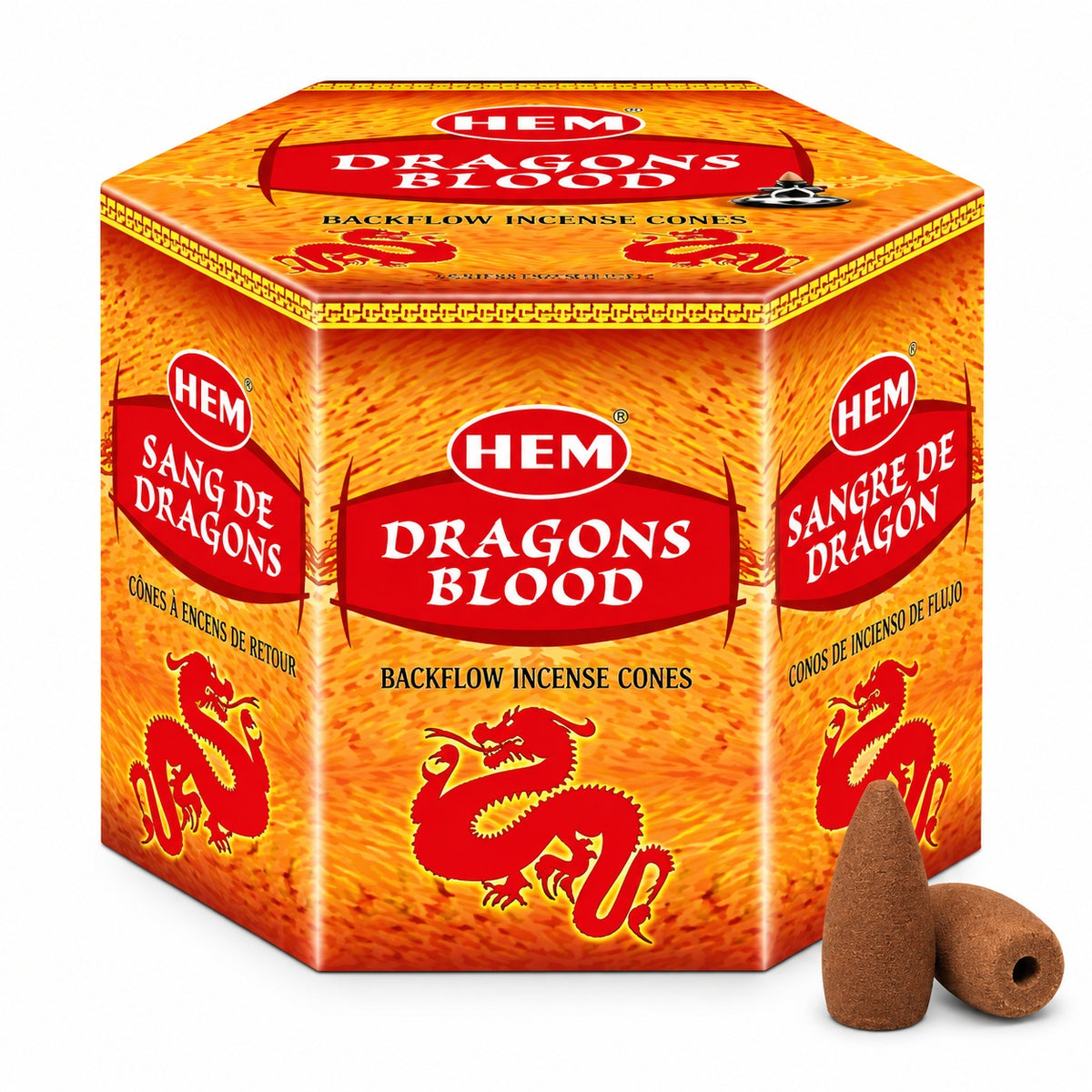 HEM DRAGONS BLOOD BACKFLOW CONES
