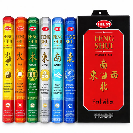 FENG SHUI 5 IN 1 INCENSE BOX - FUING SHUI