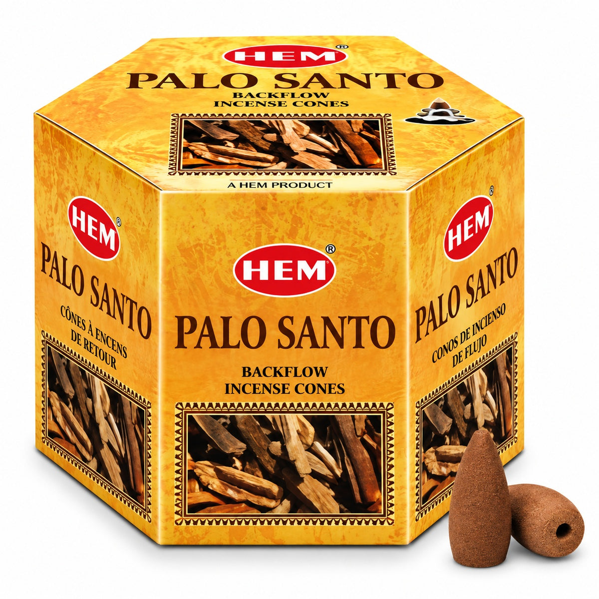 HEM PALO SANTO BACKFLOW CONES
