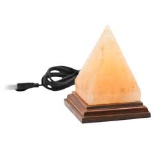 HIMALAYAN SALT PYRAMID LAMP USB SMALL