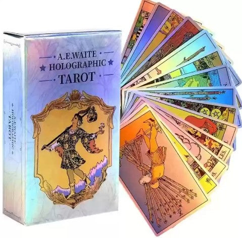HOLOGRAPHIC RIDER WAITE TAROT CARDS - DIVINITION
